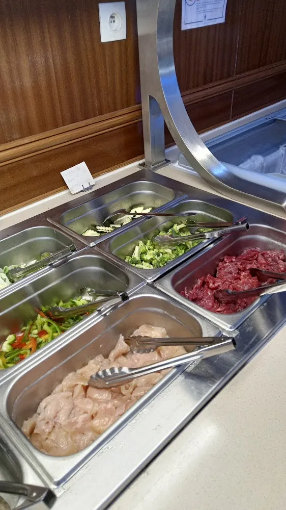 Viande Et Poisson Légumes Pour Wok